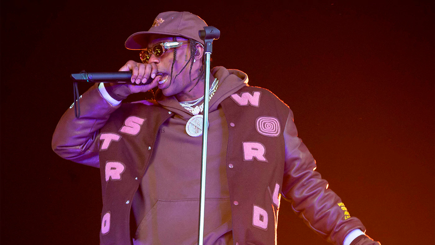 Foto de Travis Scott, Astroworld Festival de noviembre 2019.